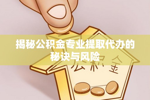 登封揭秘公积金专业提取代办的秘诀与风险