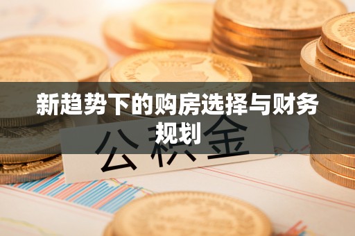 登封新趋势下的购房选择与财务规划
