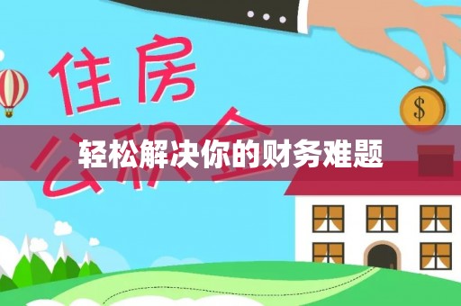 登封轻松解决你的财务难题