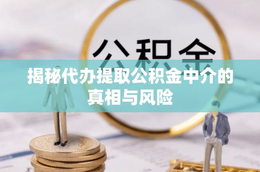 登封揭秘代办提取公积金中介的真相与风险