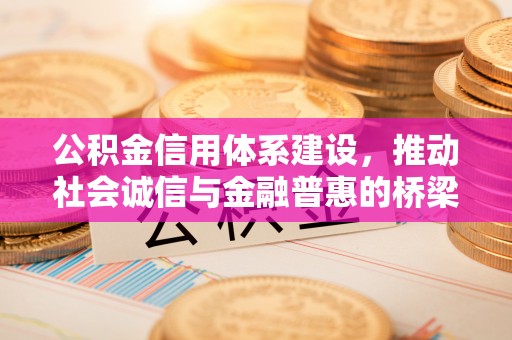 登封公积金信用体系建设，推动社会诚信与金融普惠的桥梁