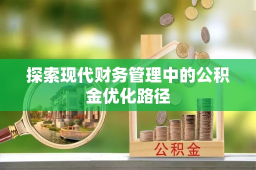 登封探索现代财务管理中的公积金优化路径