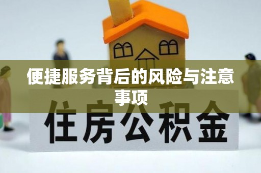 登封便捷服务背后的风险与注意事项